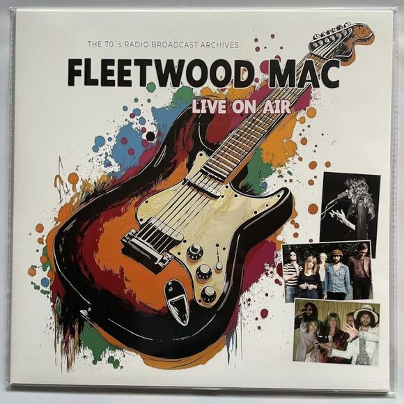 Fleetwood Mac NEW Live On Air – White Vinyl Record, Blueline Records, 2025